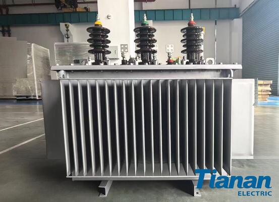 ترانسفورماتور غوطه ور در روغن با ولتاژ شکست 54 کیلو ولت، مجهز به روش خنک کننده ONAN، تامین کننده تبدیل و توزیع انرژی الکتریکی