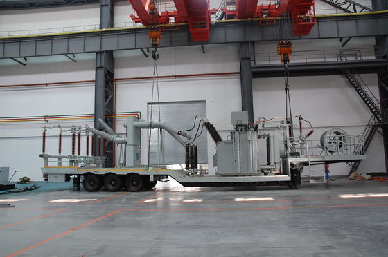 132kv پیش ساخته موبایل ترانسفورماتور پست اضطراری خودرو مجهز شده است